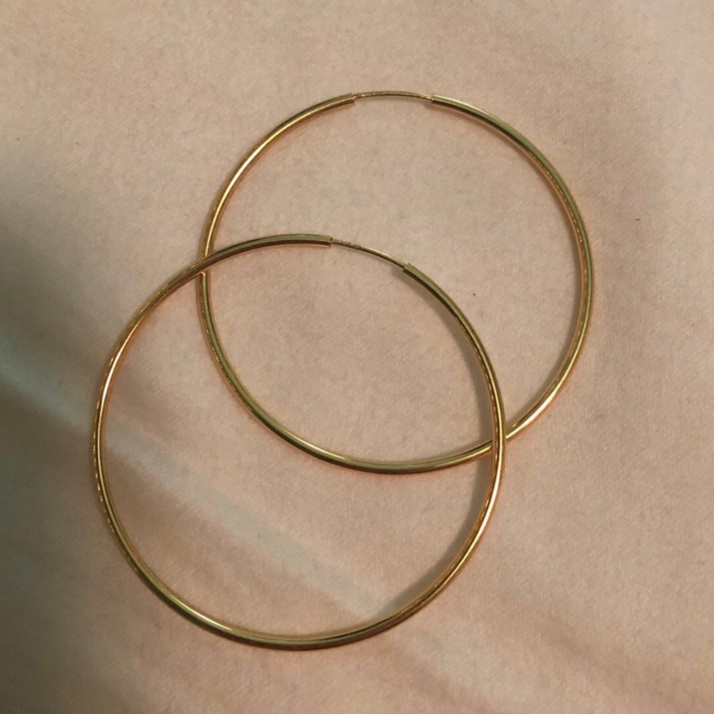 Gold Qvc Hoops